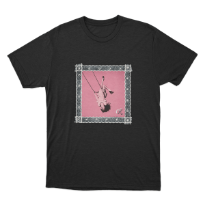 Lace Album Cover Unisex T Shirt Black 1