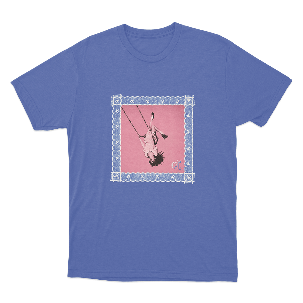 Lace Album Cover Unisex T Shirt Blue Lace Album Cover Unisex T Shirt Blue 1