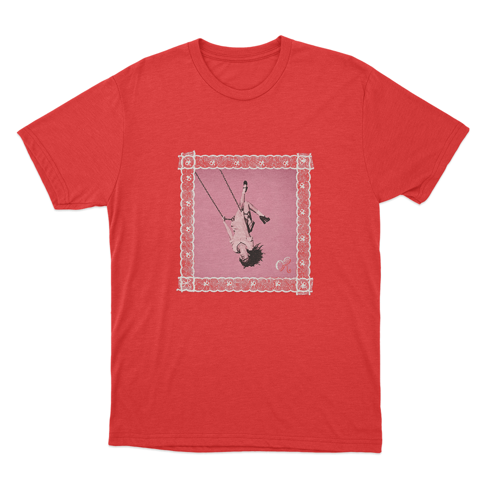 Lace Album Cover Unisex T Shirt Red Lace Album Cover Unisex T Shirt Red 1