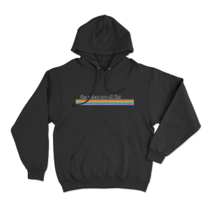 The Colors Are All Flat Unisex Hoodie Black